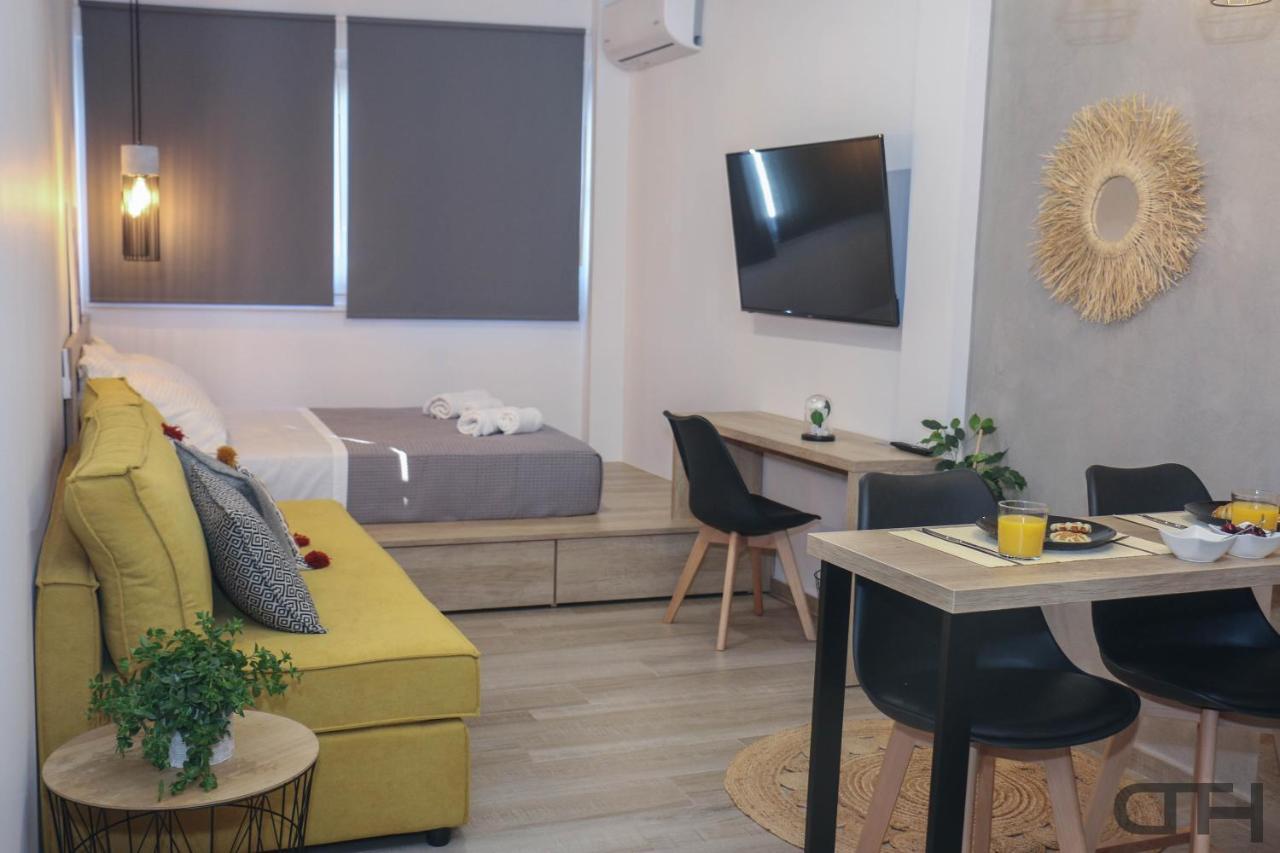 New Deluxe Studio 3 Downtown Thessaloniki - Fully Equiped Buitenkant foto